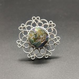Mexican Abalone Silver Ring😍💁🏻‍♀️